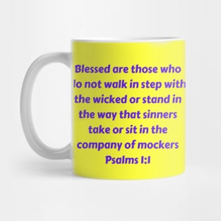 Bible Verse Psalms 1:1 Mug